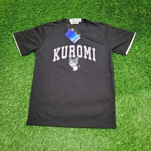 SANRIO Kuromi Shirt Womens M/L 19x25 Black TV-Show